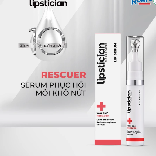 Serum dưỡng môi, phục hồi khô nứt Lipstician Lip Serum Rescuer 9g - Ảnh 2