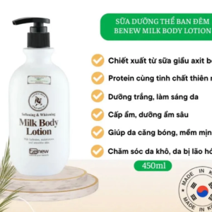 Kem dưỡng thể trắng da toàn thân BENEW Whitening Body Lotion Hàn quốc 450ml/Hộp