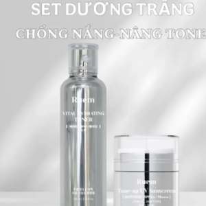 Set RUEM gồm TONER & KEM dưỡng trắng da, chống nắng